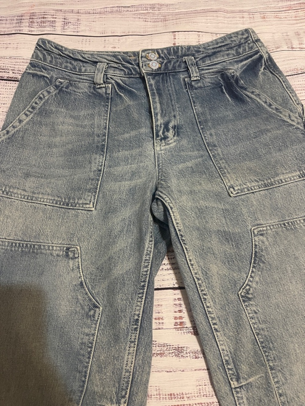 Pilcro The Wanderer Light Blue Denim Jeans - Picture 2 of 7